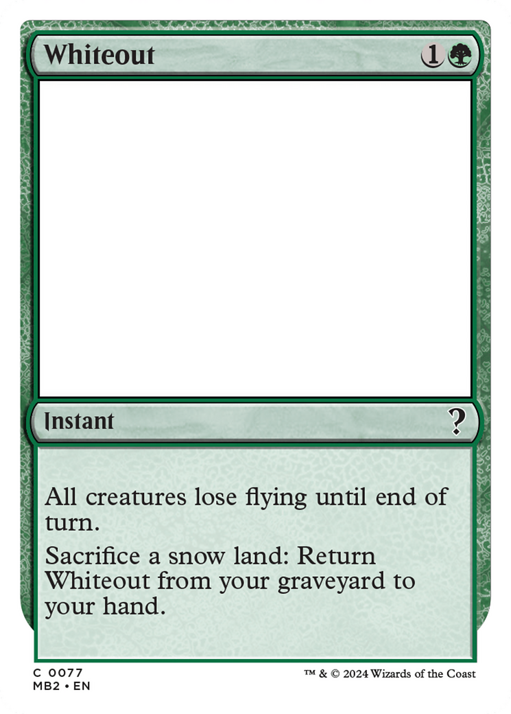 Whiteout [Mystery Booster 2] - Magic: The Gathering - Card Brawlers | Quebec | Canada |