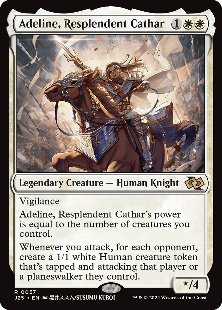 Adeline, Resplendent Cathar (Anime) [Foundations Jumpstart] - Magic: The Gathering - Card Brawlers | Quebec | Canada |