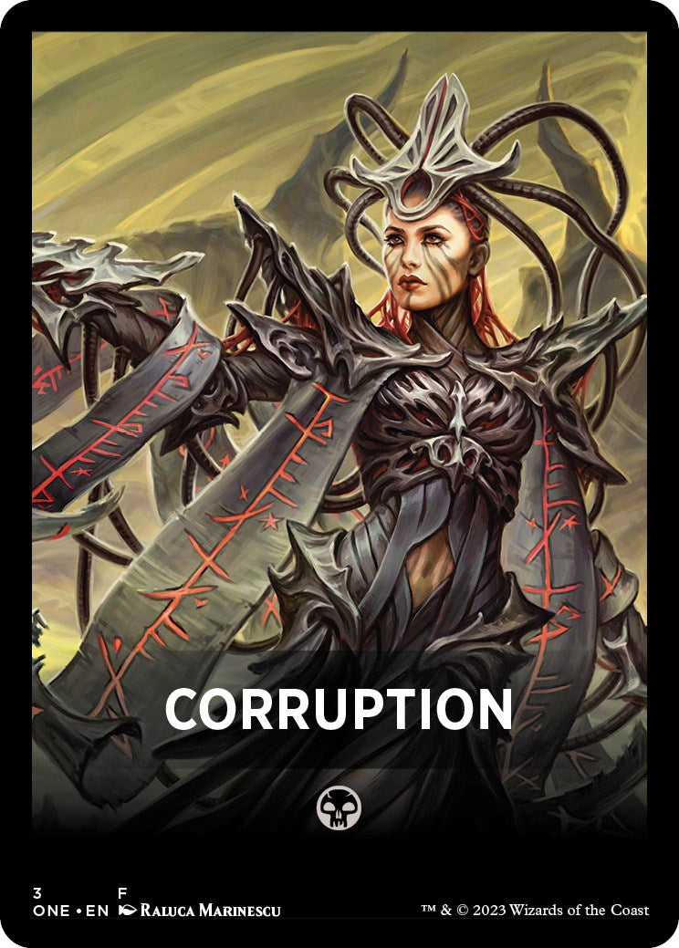 Corruption Theme Card [Phyrexia: All Will Be One Tokens] - Magic: The Gathering - Card Brawlers | Quebec | Canada |