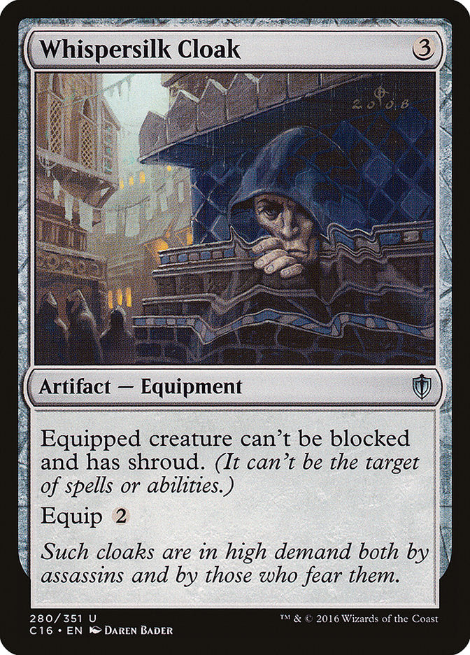 Whispersilk Cloak [Commander 2016] - Magic: The Gathering - Card Brawlers | Quebec | Canada |