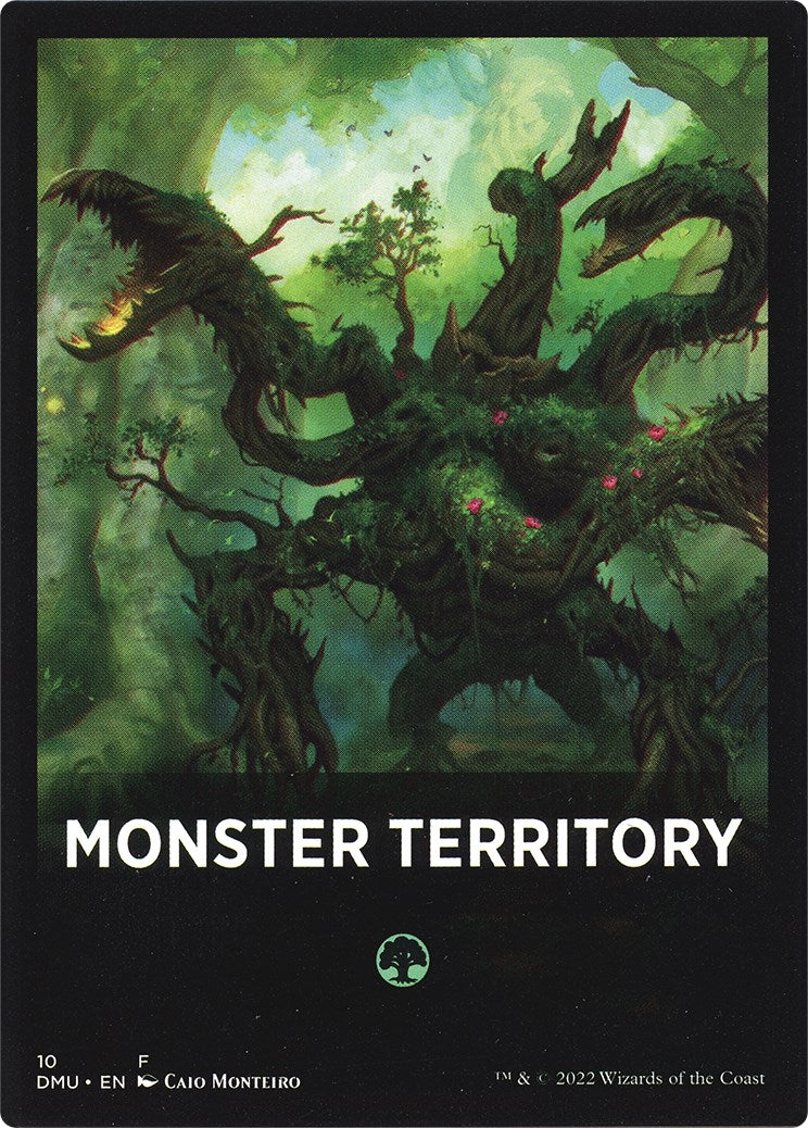 Monster Territory Theme Card [Dominaria United Tokens] - Magic: The Gathering - Card Brawlers | Quebec | Canada |