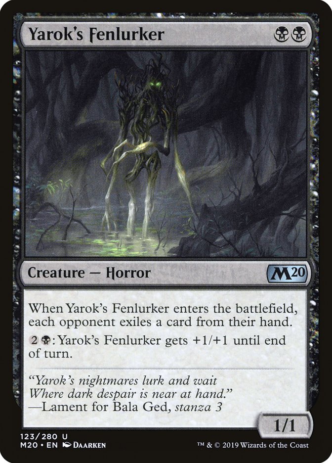 Yarok's Fenlurker [Core Set 2020] - Magic: The Gathering - Card Brawlers | Quebec | Canada |
