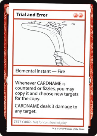 Trial and Error (2021 Edition) [Mystery Booster Playtest Cards] - Magic: The Gathering - Card Brawlers | Quebec | Canada |