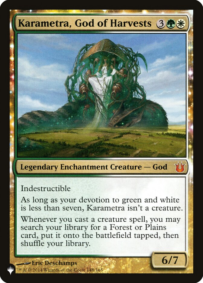 Karametra, God of Harvests [The List] - Magic: The Gathering - Card Brawlers | Quebec | Canada |