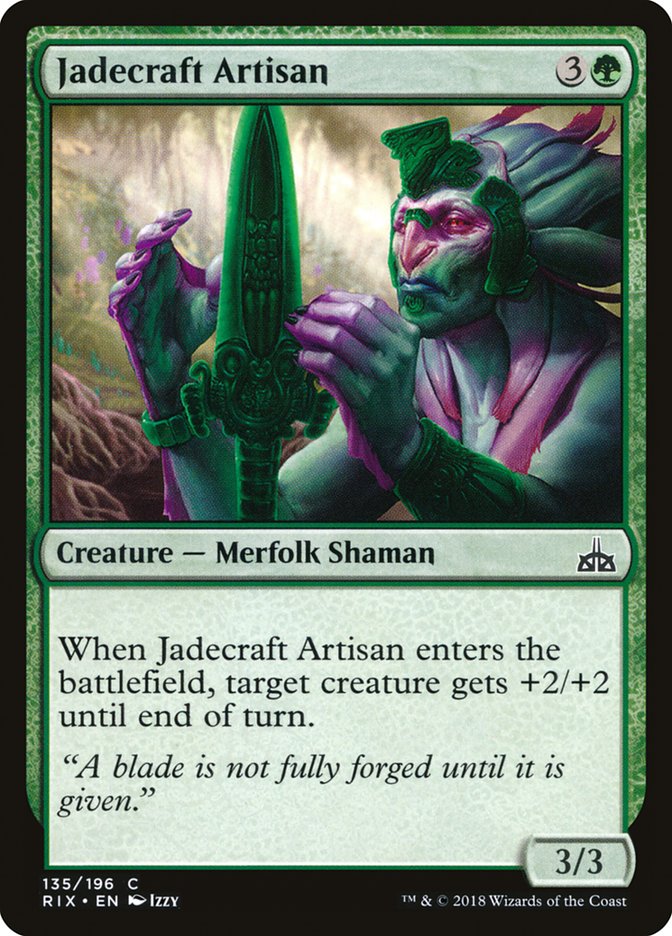 Jadecraft Artisan [Rivals of Ixalan] - Magic: The Gathering - Card Brawlers | Quebec | Canada |