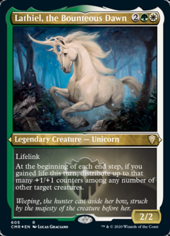 Lathiel, the Bounteous Dawn (Etched) [Commander Legends] - Magic: The Gathering - Card Brawlers | Quebec | Canada |