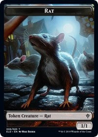 Rat // Food (15) Double-Sided Token [Throne of Eldraine Tokens] - Magic: The Gathering - Card Brawlers | Quebec | Canada |