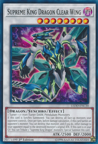 Supreme King Dragon Clear Wing [LEDD-ENC30] Common - Yu-Gi-Oh! - Card Brawlers | Quebec | Canada |