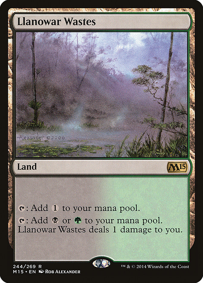 Llanowar Wastes [Magic 2015] - Magic: The Gathering - Card Brawlers | Quebec | Canada |