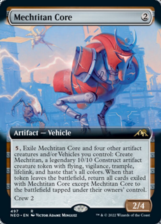 Mechtitan Core (Extended Art) [Kamigawa: Neon Dynasty] - Magic: The Gathering - Card Brawlers | Quebec | Canada |