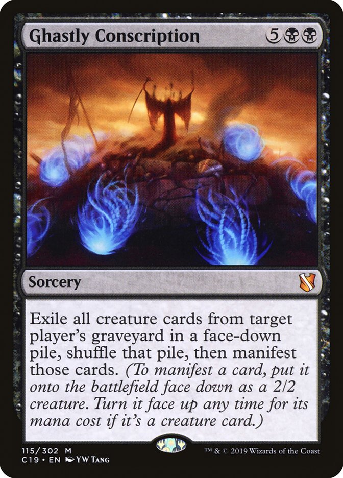 Ghastly Conscription [Commander 2019] - Magic: The Gathering - Card Brawlers | Quebec | Canada |