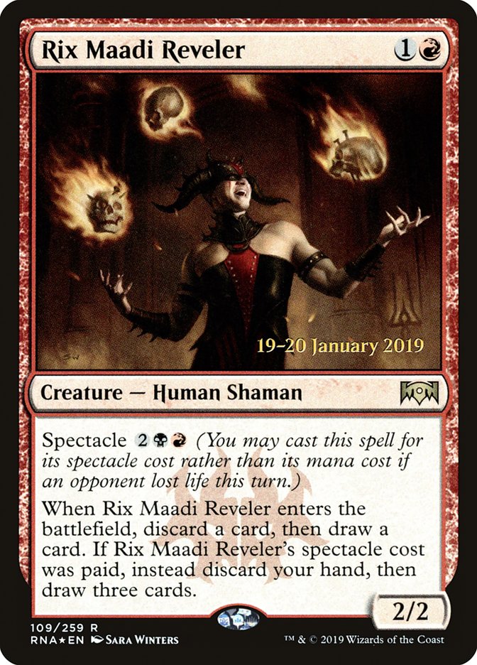 Rix Maadi Reveler [Ravnica Allegiance Prerelease Promos] - Magic: The Gathering - Card Brawlers | Quebec | Canada |