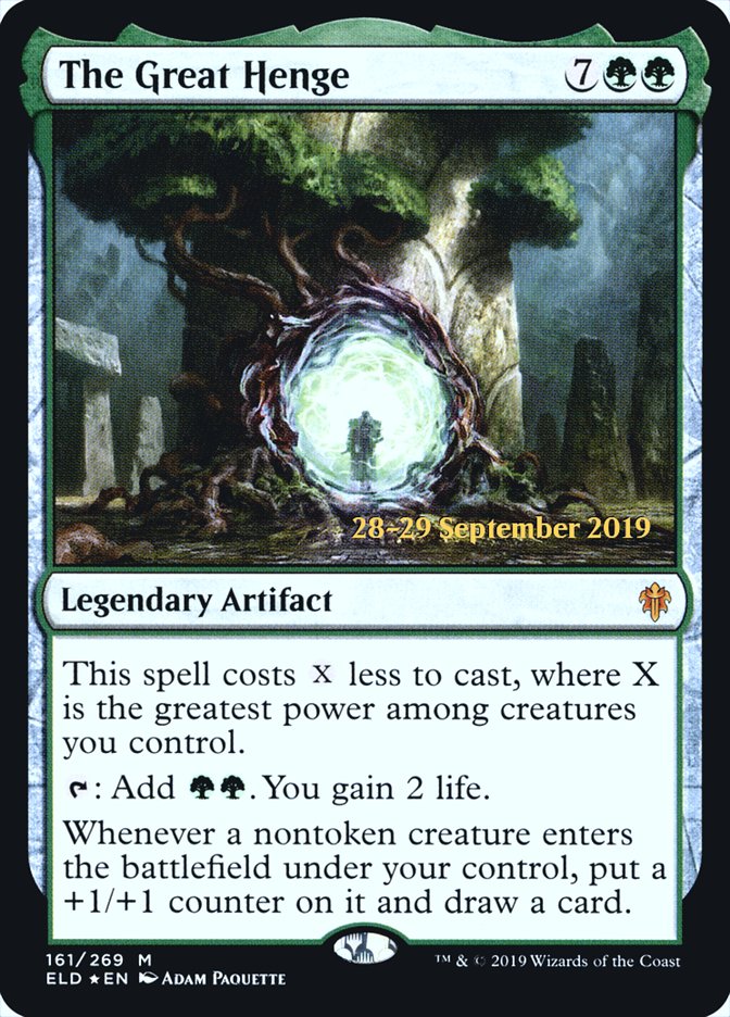 The Great Henge [Throne of Eldraine Prerelease Promos] - Magic: The Gathering - Card Brawlers | Quebec | Canada |