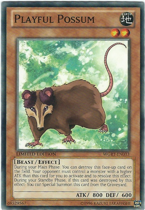 Playful Possum [WGRT-EN033] Common - Yu-Gi-Oh! - Card Brawlers | Quebec | Canada |