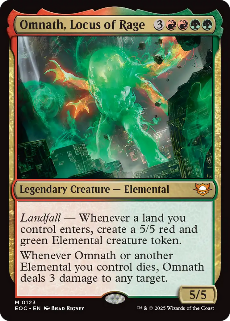 Omnath, Locus of Rage [Edge of Eternities Commander] - Magic: The Gathering - Card Brawlers | Quebec | Canada |