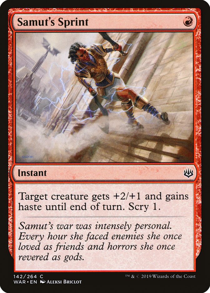 Samut's Sprint [War of the Spark] - Magic: The Gathering - Card Brawlers | Quebec | Canada |