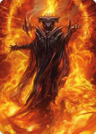 Sauron, the Dark Lord Art Card [The Lord of the Rings: Tales of Middle-earth Art Series] - Magic: The Gathering - Card Brawlers | Quebec | Canada |