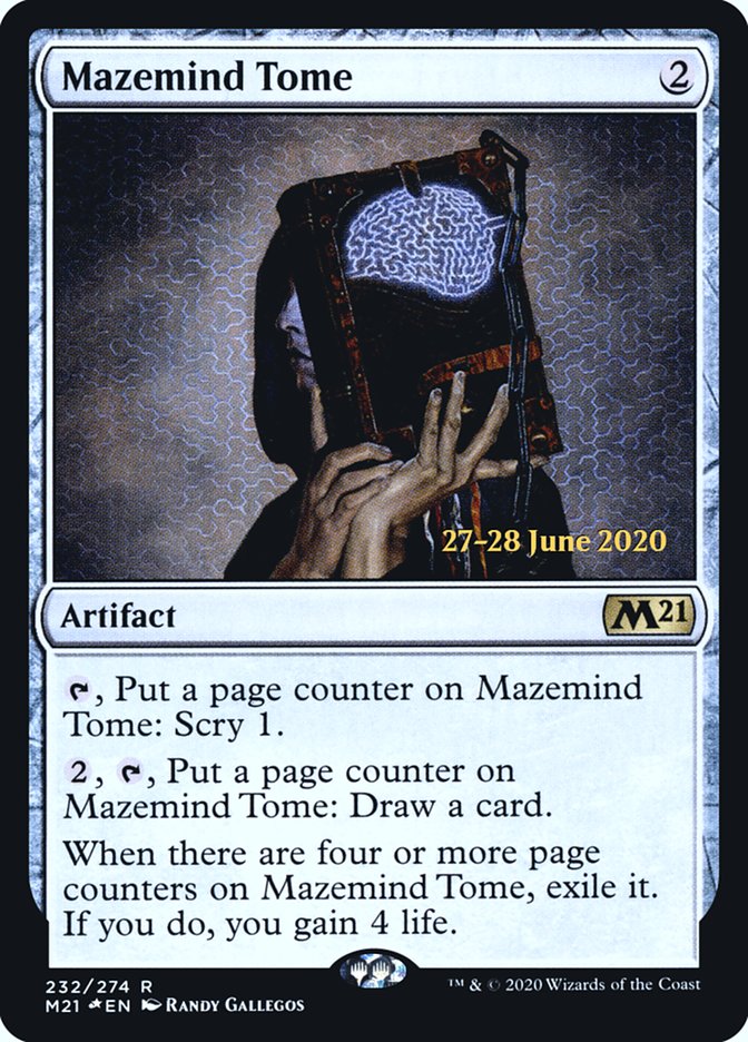 Mazemind Tome [Core Set 2021 Prerelease Promos] - Magic: The Gathering - Card Brawlers | Quebec | Canada |