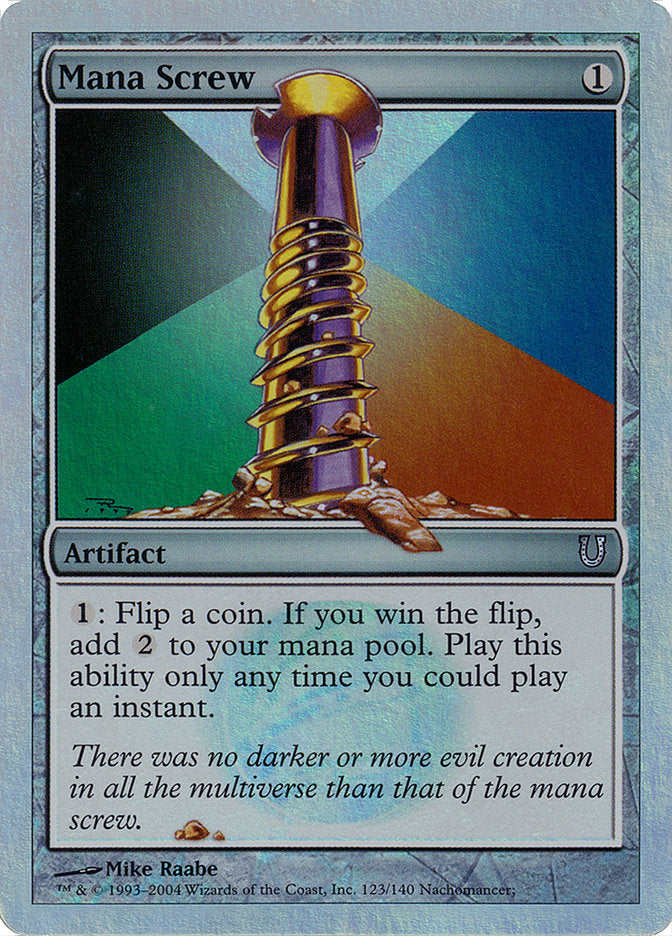 Mana Screw (Alternate Foil) [Unhinged] - Magic: The Gathering - Card Brawlers | Quebec | Canada |