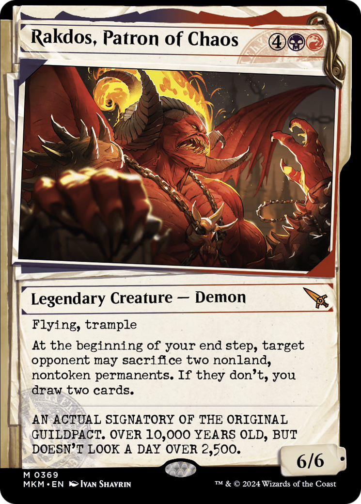 Rakdos, Patron of Chaos (Showcase) (0369) [Murders at Karlov Manor] - Magic: The Gathering - Card Brawlers | Quebec | Canada |