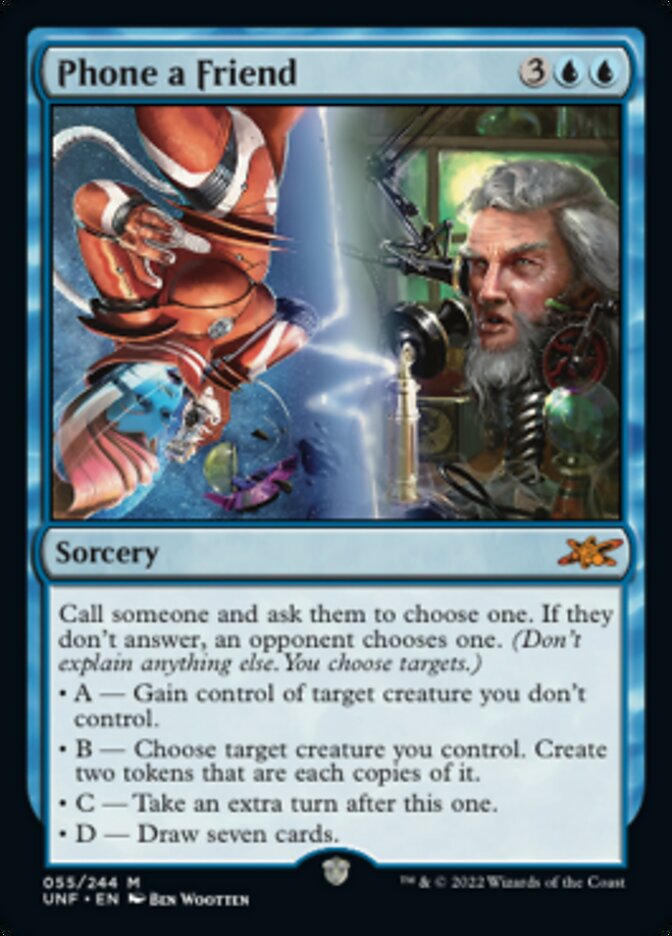 Phone a Friend [Unfinity] - Magic: The Gathering - Card Brawlers | Quebec | Canada |