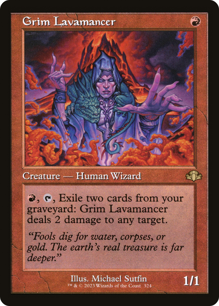 Grim Lavamancer (Retro) [Dominaria Remastered] - Magic: The Gathering - Card Brawlers | Quebec | Canada |