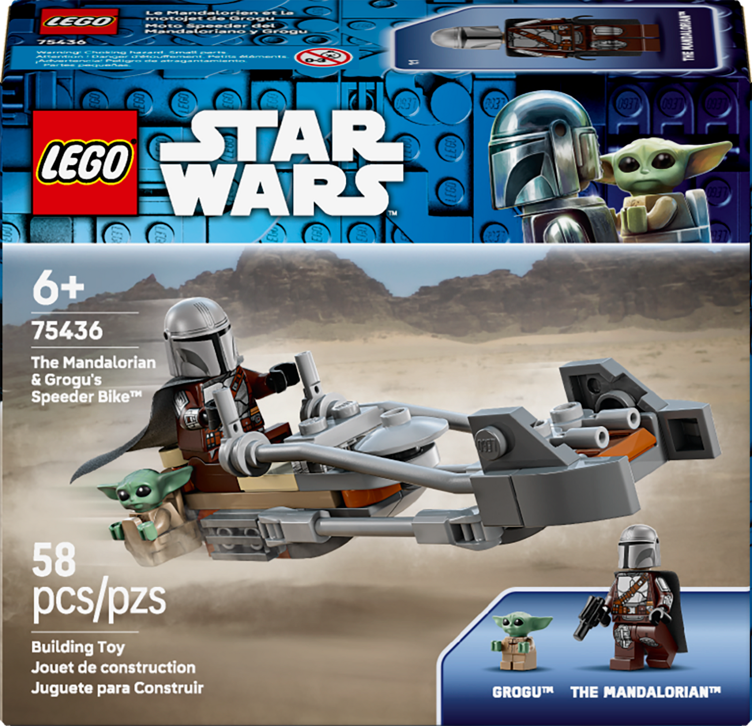 LEGO® - Star Wars TM - The Mandalorian & Grogu's Speeder's bike - Building Kit - 75436 - Lego - Card Brawlers | Quebec | Canada |