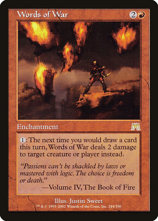 Words of War [Onslaught] - Magic: The Gathering - Card Brawlers | Quebec | Canada |