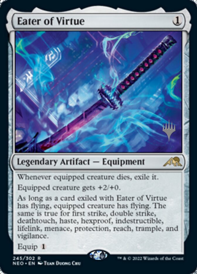 Eater of Virtue (Promo Pack) [Kamigawa: Neon Dynasty Promos] - Magic: The Gathering - Card Brawlers | Quebec | Canada |