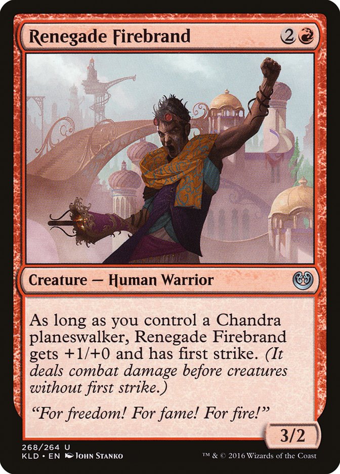 Renegade Firebrand [Kaladesh] - Magic: The Gathering - Card Brawlers | Quebec | Canada |