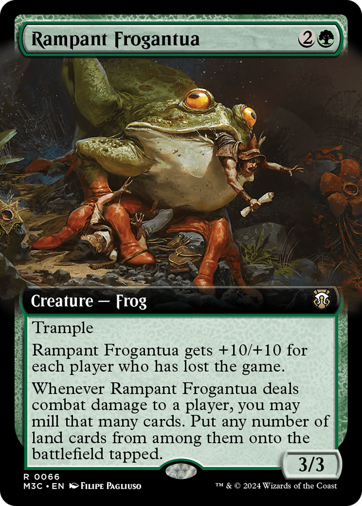 Rampant Frogantua (Extended Art) (Ripple Foil) [Modern Horizons 3 Commander] - Magic: The Gathering - Card Brawlers | Quebec | Canada |