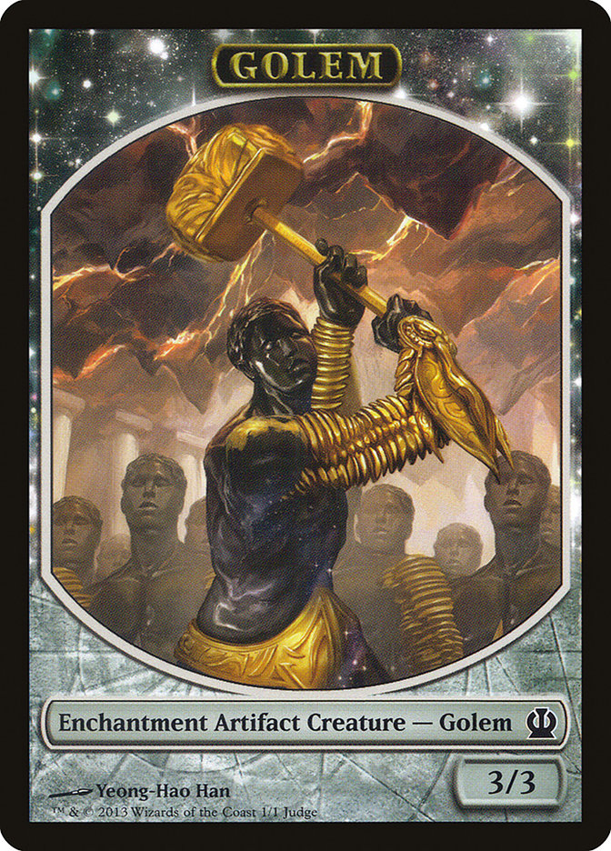 Golem Token [Judge Gift Cards 2013] - Magic: The Gathering - Card Brawlers | Quebec | Canada |