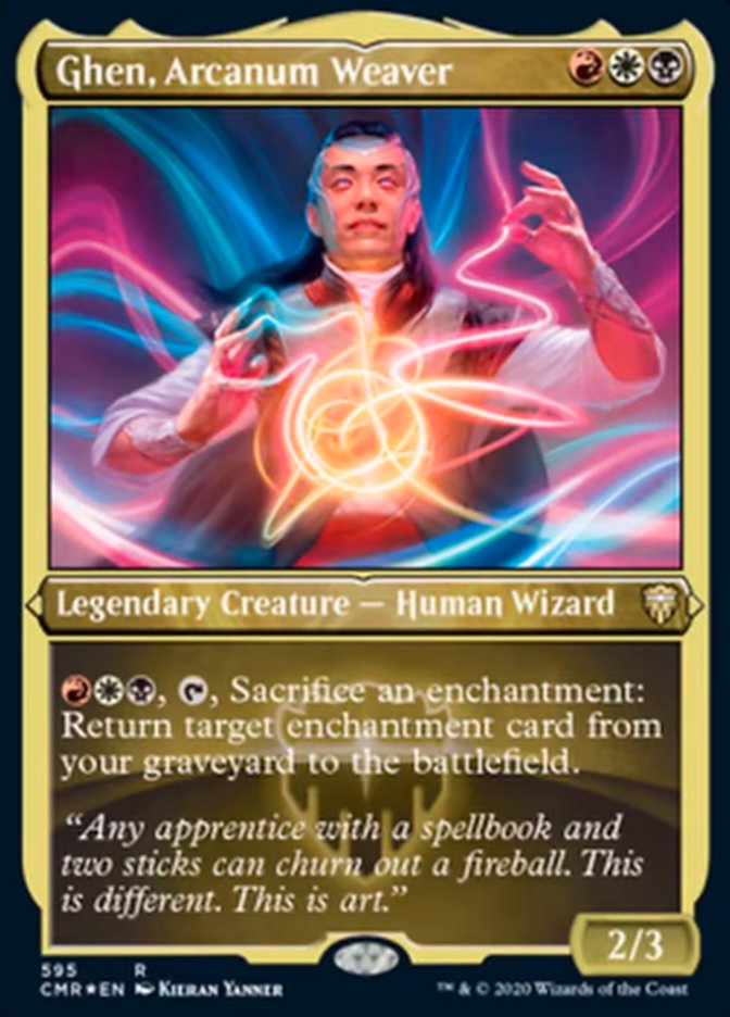 Ghen, Arcanum Weaver (Etched) [Commander Legends] - Magic: The Gathering - Card Brawlers | Quebec | Canada |