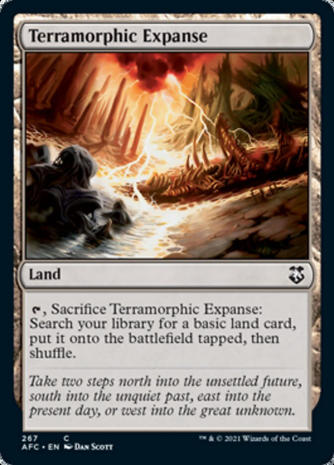 Terramorphic Expanse [Dungeons & Dragons: Adventures in the Forgotten Realms Commander] - Magic: The Gathering - Card Brawlers | Quebec | Canada |