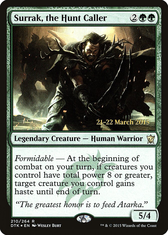 Surrak, the Hunt Caller [Dragons of Tarkir Prerelease Promos] - Magic: The Gathering - Card Brawlers | Quebec | Canada |