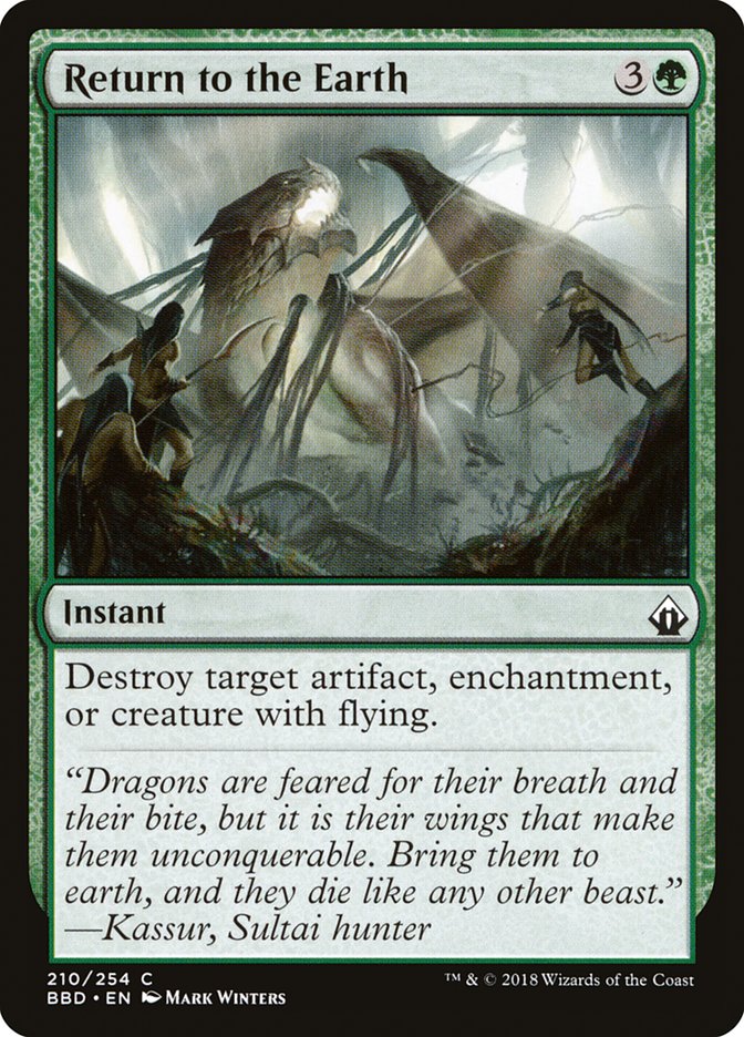 Return to the Earth [Battlebond] - Magic: The Gathering - Card Brawlers | Quebec | Canada |