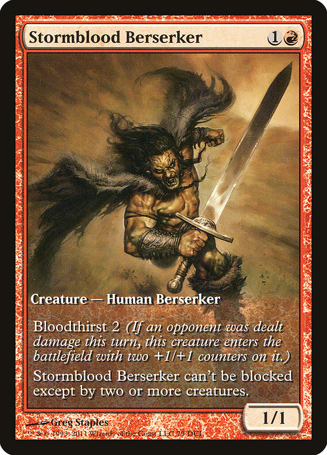Stormblood Berserker (Extended Art) [Magic 2012 Promos] - Magic: The Gathering - Card Brawlers | Quebec | Canada |