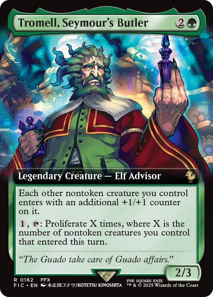 Tromell, Seymour's Butler (Extended Art) [FINAL FANTASY Commander] - Magic: The Gathering - Card Brawlers | Quebec | Canada |