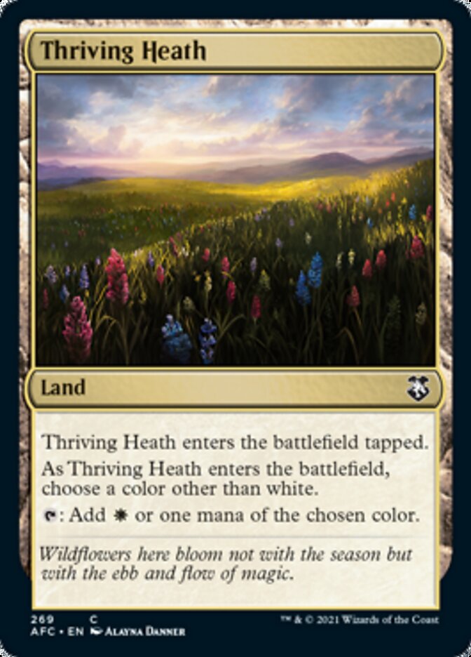 Thriving Heath [Dungeons & Dragons: Adventures in the Forgotten Realms Commander] - Magic: The Gathering - Card Brawlers | Quebec | Canada |