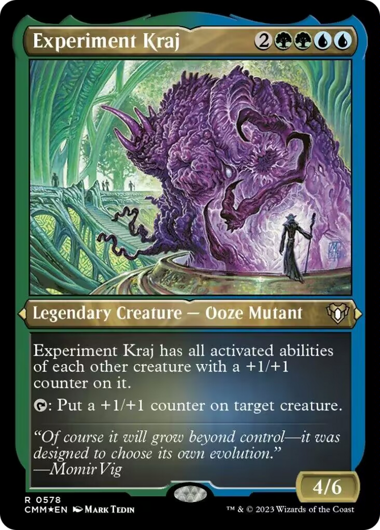 Experiment Kraj (Foil Etched) [Commander Masters] - Magic: The Gathering - Card Brawlers | Quebec | Canada |