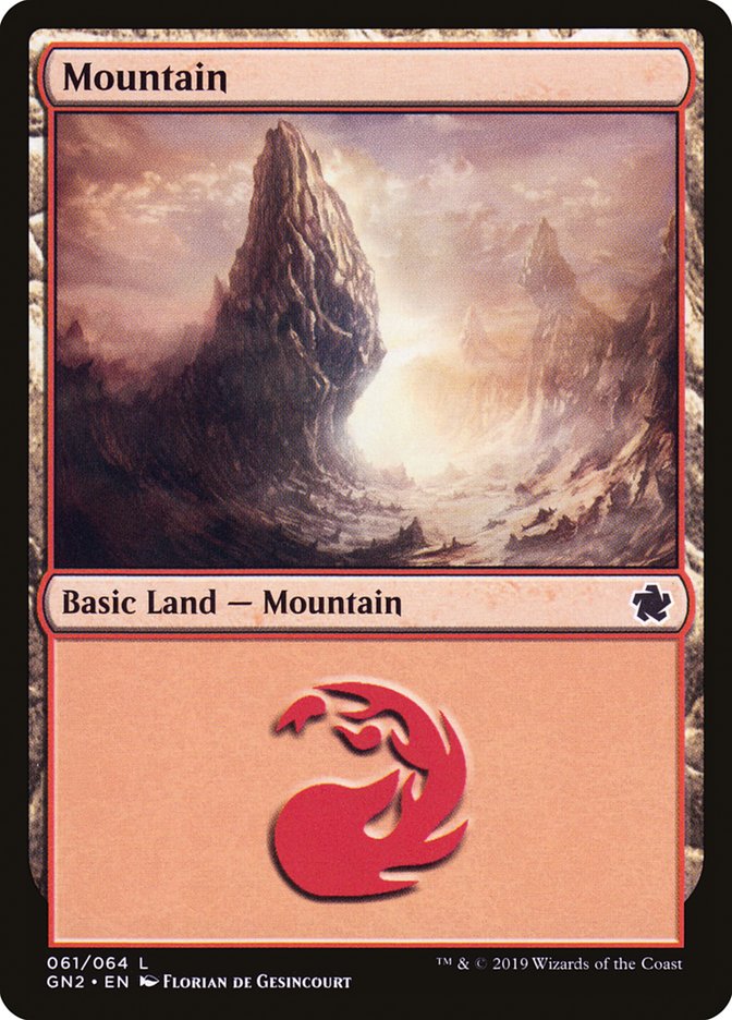 Mountain (61) [Game Night 2019] - Magic: The Gathering - Card Brawlers | Quebec | Canada |