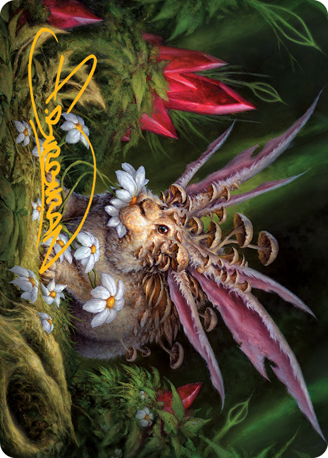 Placid Rottentail Art Card (Gold-Stamped Signature) [March of the Machine Art Series] - Magic: The Gathering - Card Brawlers | Quebec | Canada |