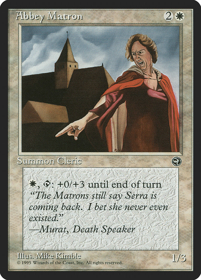 Abbey Matron (Murat Flavor Text) [Homelands] - Magic: The Gathering - Card Brawlers | Quebec | Canada |