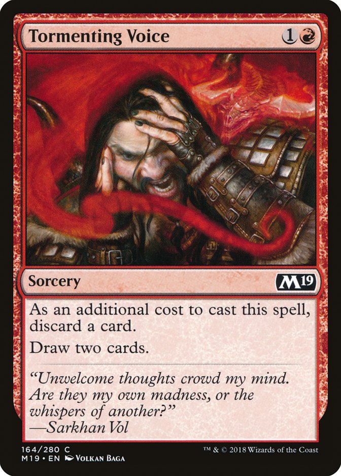 Tormenting Voice [Core Set 2019] - Magic: The Gathering - Card Brawlers | Quebec | Canada |