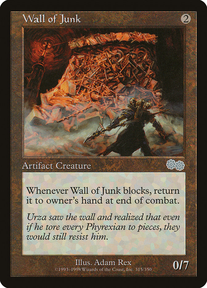 Wall of Junk [Urza's Saga] - Magic: The Gathering - Card Brawlers | Quebec | Canada |