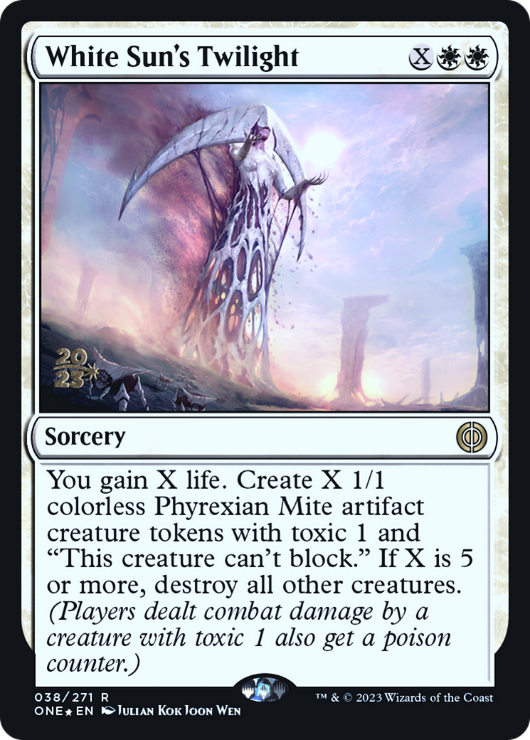 White Sun's Twilight [Phyrexia: All Will Be One Prerelease Promos] - Magic: The Gathering - Card Brawlers | Quebec | Canada |