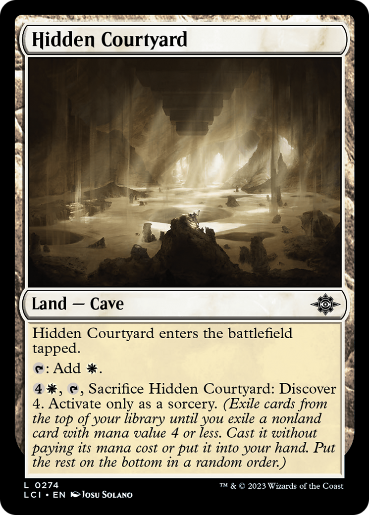 Hidden Courtyard [The Lost Caverns of Ixalan] - Magic: The Gathering - Card Brawlers | Quebec | Canada |