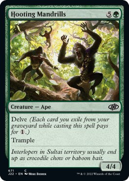 Hooting Mandrills [Jumpstart 2022] - Magic: The Gathering - Card Brawlers | Quebec | Canada |
