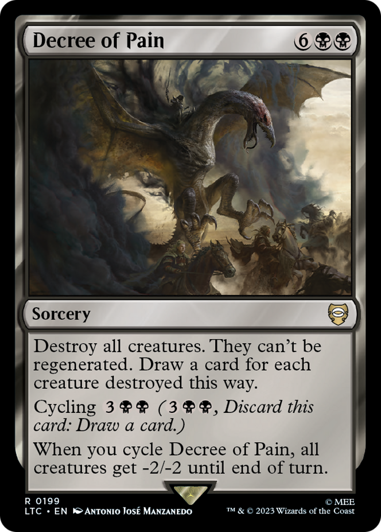 Decree of Pain [The Lord of the Rings: Tales of Middle-Earth Commander] - Magic: The Gathering - Card Brawlers | Quebec | Canada |