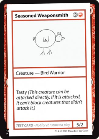 Seasoned Weaponsmith (2021 Edition) [Mystery Booster Playtest Cards] - Magic: The Gathering - Card Brawlers | Quebec | Canada |